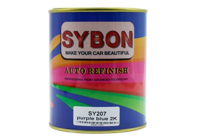 Close-up-of-SY207-Purple-Blue-2K-automotive-refinishing-result