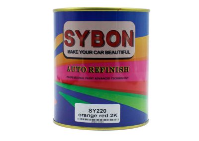 SY220-Orange-Red-2K-applied-on-vehicle-body-refinishing