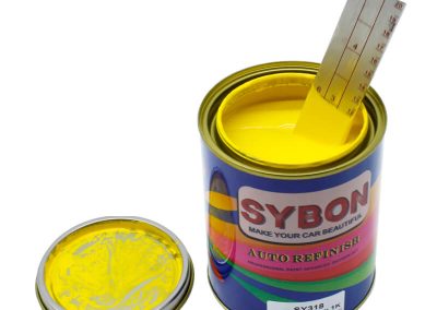 High-quality-SY318-Lemon-Yellow-1K-applied-on-car-body
