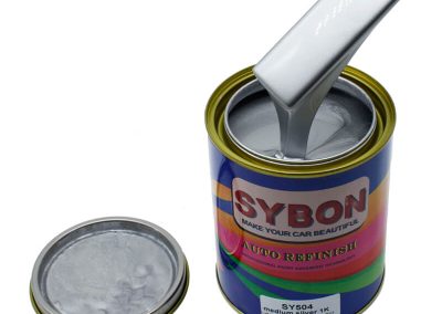 Glossy-SY504-Medium-Silver-1K-automotive-refinishing-paint