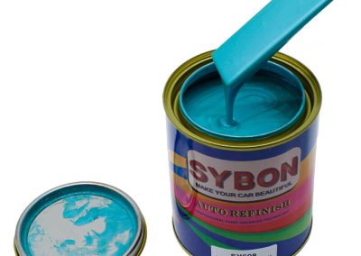 Premium-SY608-Blue-Green-Pearl-1K-applied-on-car-body