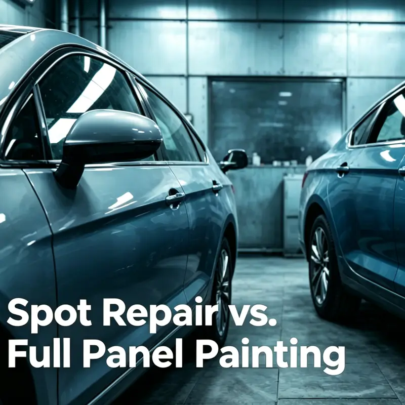 Spot Repair vs. Full Panel Painting: Which Is the Better Choice for Car Scratch Repair? 1 Spot-Repair-vs.-Full-Panel-Painting-Which-Is-the-Better-Choice-for-Car-Scratch-Repair